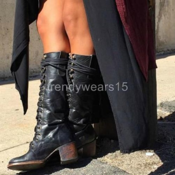 NWB $350 FREEBIRD BY STEVEN GRANY GRANNY BOOTS - Picture 4 of 7